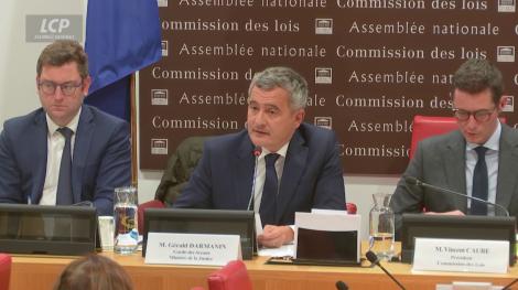 Gérald Darmanin à l'Assemblée nationale, le 19 octobre 2026