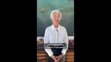 Christine Lagarde, le 29 octobre 2026.
