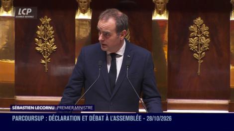 Sébastien Lecornu, le 28 octobre 2026.