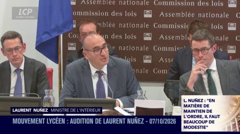 Laurent Nunez, le 7 octobre 2026