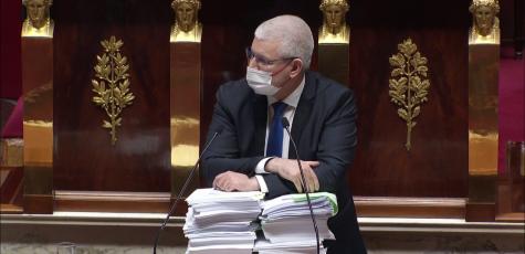 Olivier Falorni, à l'Assemblée nationale le 8 avril 2021