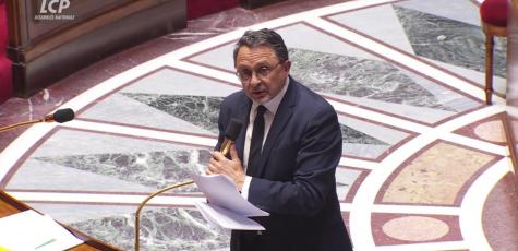 Didier Martin dans l'hémicycle de l'Assemblée nationale, le 31 mai 2024