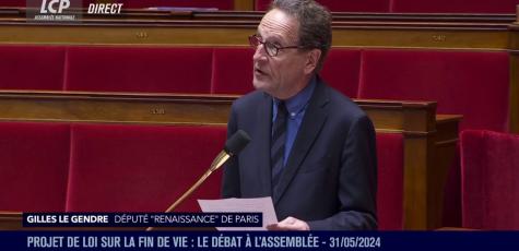 Gilles Le Gendre, dans l'hémicycle de l'Assemblée nationale, le 31 mai 2024.