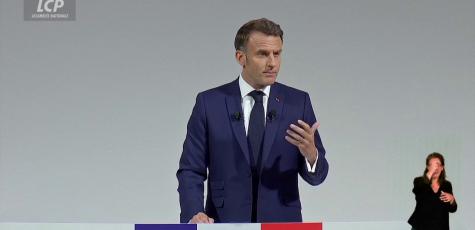 Emmanuel Macron, le 12 juin 2024.