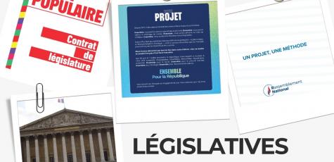 Législatives 2024 : Les trois principaux blocs ont dévoilé leurs programmes