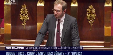 Antoine Armand le 21 octobre 2024
