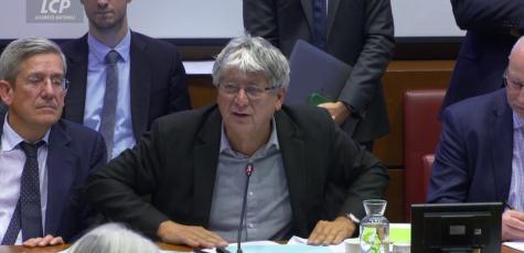 Charles de Courson et Eric Coquerel en commission des finances, le 19 octobre 2024