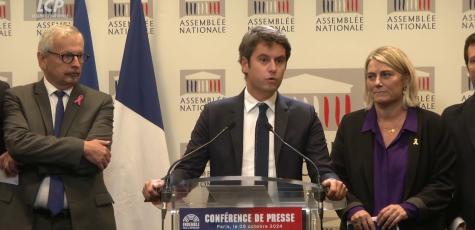 Gabriel Attal à l'Assemblée nationale