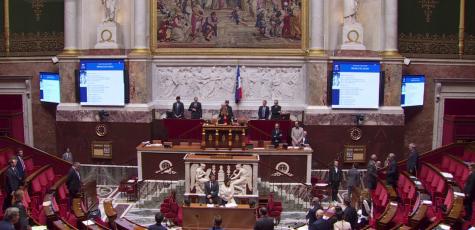 L'hémicycle de l'Assemblée LCP 26/10/2024