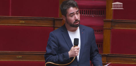Le député LFI Andy Kerbrat, le mardi 7 mai 2024.