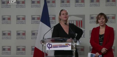 Conférence du groupe La France insoumise du 31/10/2024 relative à la journée d'initiative parlementaire du 28/11/2024