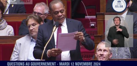 Budget des Outre-mer : Christian Baptiste interpelle le gouvernement.