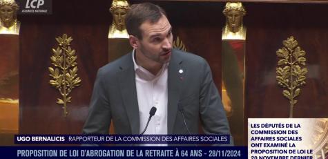 Ugo Bernalicis, le 28 novembre 2024. LCP