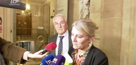 Stéphanie Rist, le 27 novembre 2024 à l'Assemblée nationale. LCP