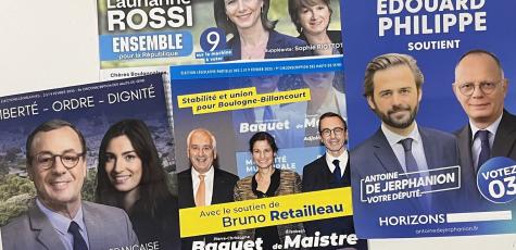 Tracts pour l'élection législative partielle de la 9ème circonscription des Hauts-de-Seine