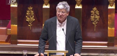 Eric Coquerel dans l'hémicycle de l'Assemblée nationale, le 3 février 2024