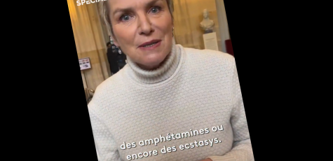 Elise Lucet à l'Assemblée nationale