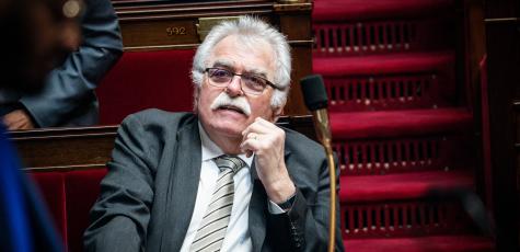 André Chassaigne en janvier 2025 à l'Assemblée nationale.