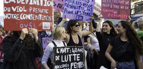 Cortège de la manifestation du 8 mars 2025