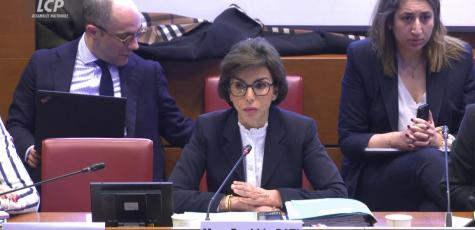 Rachida Dati en commission des Affaires culturelles, le 2 avril 2025