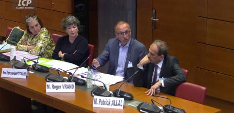 Les responsables de la mission sur le collège Stanislas, le 21 mai 