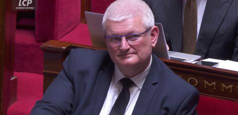 Olivier Falorni dans l'hémicycle, le 19 mai 2025