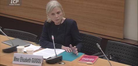 Elisabeth Guigou devant la commission d'enquête Bétharram, le 7 mai 2025.