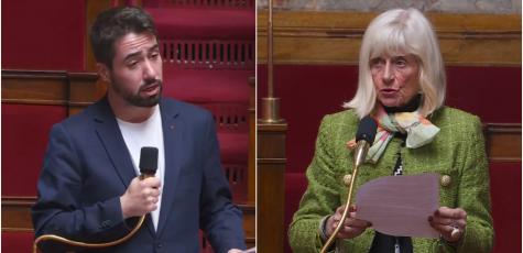 Andy Kerbrat et Christine Engrand.