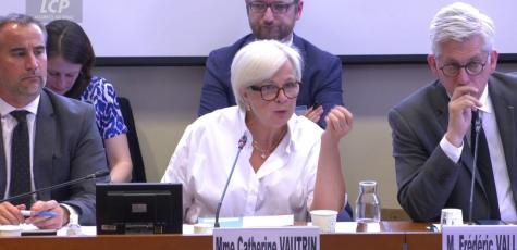 Catherine Vautrin en commission des Affaires sociales, le 25 juin 2025