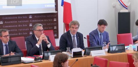 Eric Michoux (UDR) en commission des Lois, le 16 juin 2025