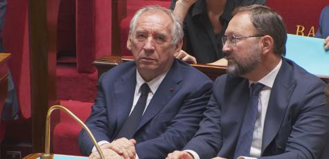 François Bayrou à l'Assemblée nationale, le 8 septembre 2025.