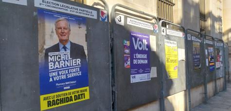 Michel Barnier est en tête au premier tour de la législative partielle à Paris