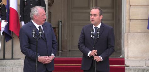 François Bayrou Sébastien Lecornu 10/09/2025 AFP