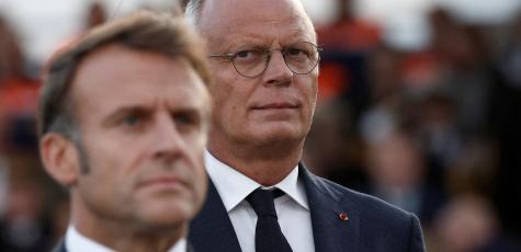 Emmanuel Macron et Edouard Philippe. 