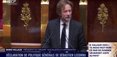 Boris Vallaud, le 14 octobre 2025.