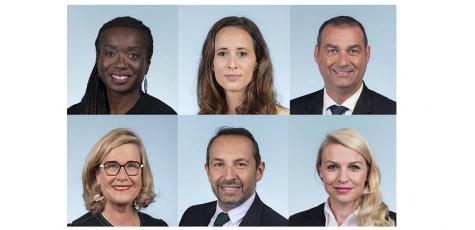 Les vice-présidents de l'Assemblée nationale.