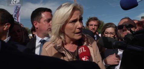 Marine Le Pen, le 8 octobre 2025.