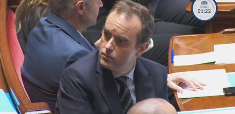 Sébastien Lecornu à l'Assemblée nationale, le 15 octobre 2025. (image LCP)