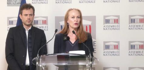 Violette Spillebout et Paul Vannier, le 20 novembre 2025.