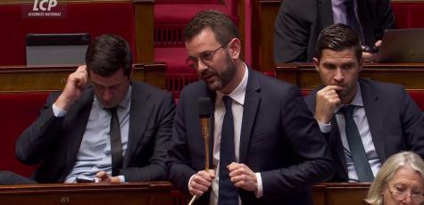 Christophe Bentz (RN), dans la nuit du 8 au 9 novembre 2025. LCP