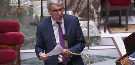 Philippe Vigier dans l'hémicycle, le 24 juin 2026