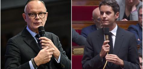 Edouard Philippe et Gabriel Attal