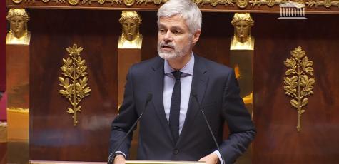 Laurent Wauquiez, le 3 février 2026, dans l'hémicycle de l'Assemblée nationale.