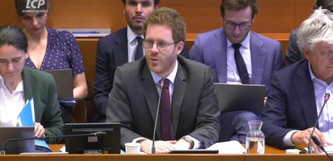 David Amiel à l'Assemblée nationale, le 16 juillet 2026