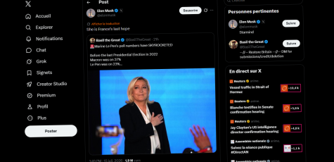 Capture d'écran de X
