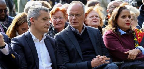 Gérald Darmanin et Edouard Philippe, ici le 29 septembre 2024 à Tourcoing.
