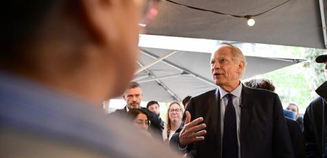 Dominique de Villepin, le 5 juin 2026 à Saint-Etienne