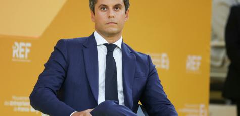 Gabriel Attal à la rentrée du Medef, le 27 août 2026.