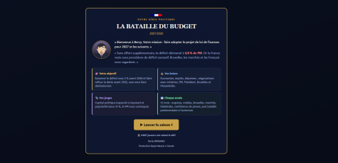 Jeu "La bataille du budget"
