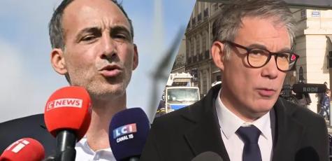 Raphael Glucksmann et Olivier Faure